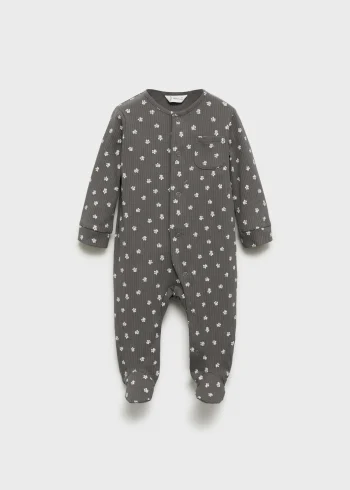 Patterned Bodysuit Pajama