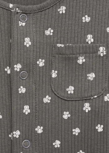 Patterned Bodysuit Pajama
