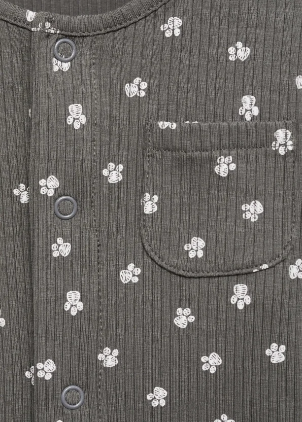 Patterned Bodysuit Pajama