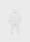 Striped Baby Pajama Bodysuit