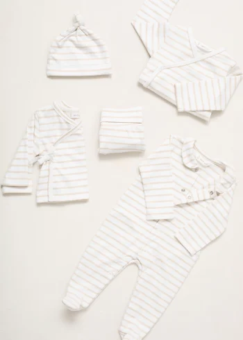 Striped Baby Bodysuit Pajama