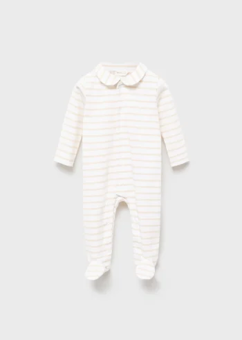 Striped Baby Bodysuit Pajama