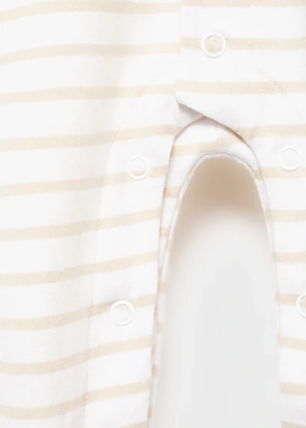 Striped Baby Bodysuit Pajama