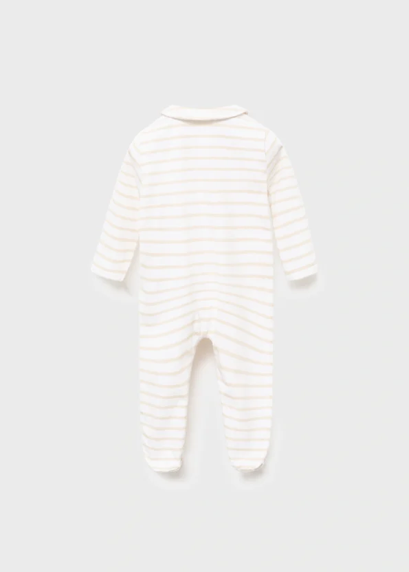 Striped Baby Bodysuit Pajama