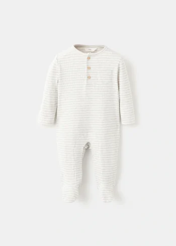 Striped Romper Pajama