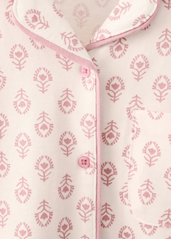 Floral Long Pajama Set