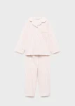Striped Long Pajama Set