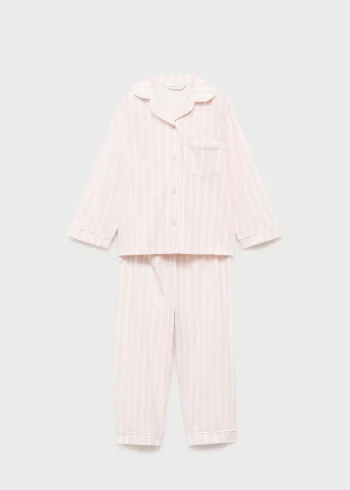 Striped Long Pajama Set