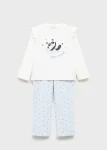 Printed Long Pajama Set