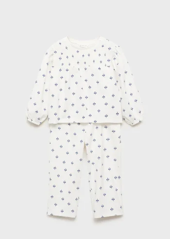 Printed Cotton Pajama Set