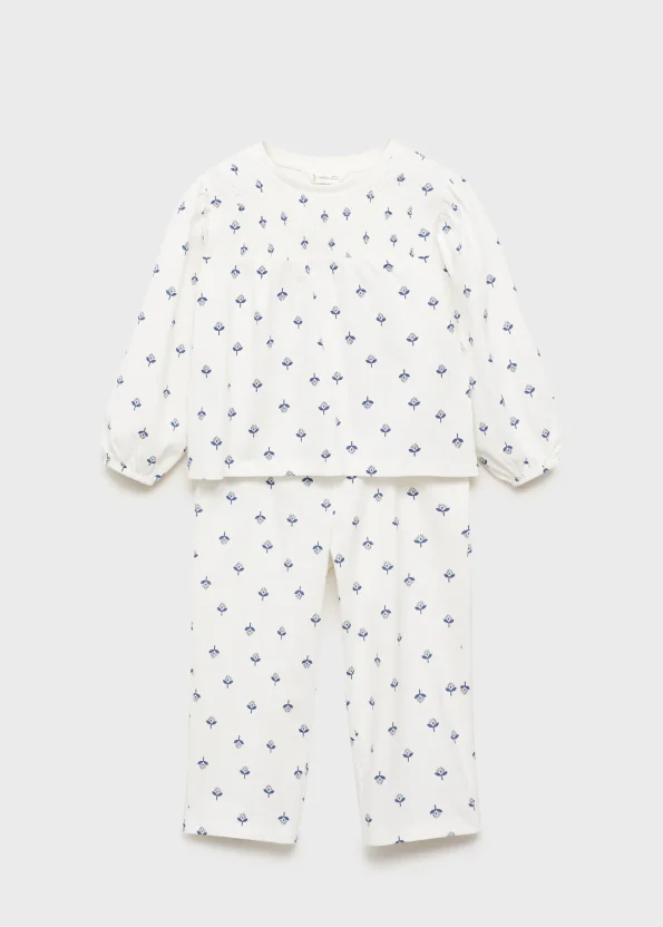 Printed Cotton Pajama Set