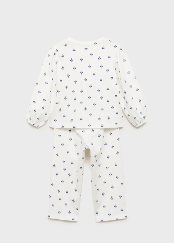 Printed Cotton Pajama Set