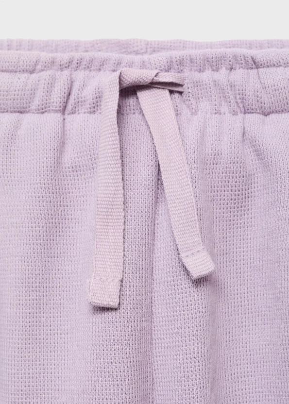 Drawstring Cotton Jogger Pants