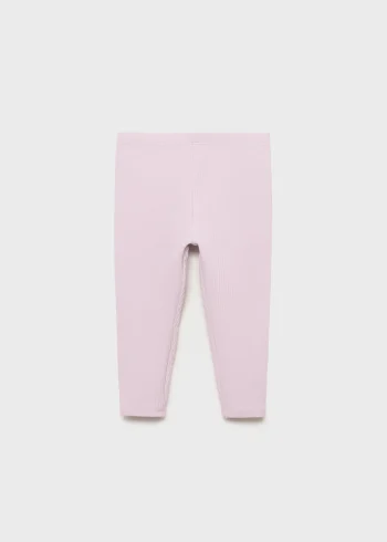 Ribbed Cotton Leggings
