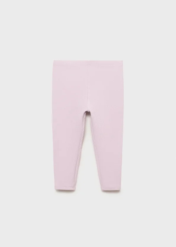 Ribbed Cotton Leggings