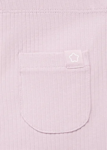 Ribbed Cotton Leggings