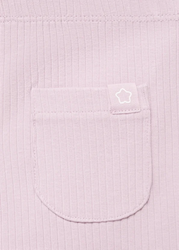 Ribbed Cotton Leggings