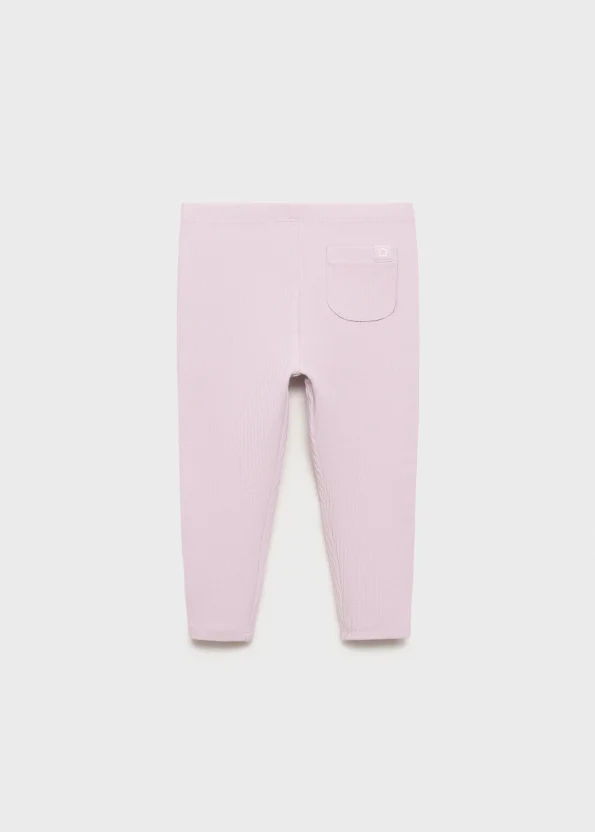 Ribbed Cotton Leggings