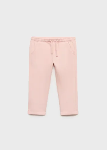 Cotton Jogger Pants with Drawstring