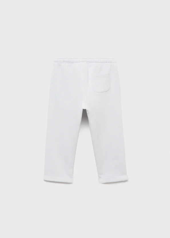 Drawstring Cotton Jogger Pants