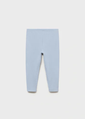 Ribbed Cotton Leggings