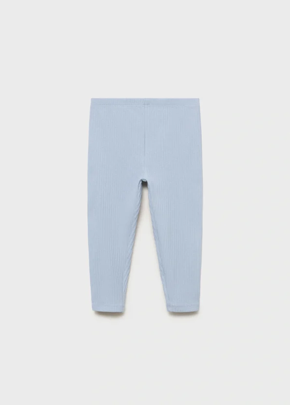 Ribbed Cotton Leggings