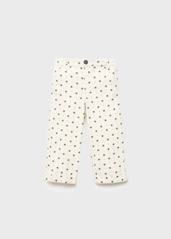 Floral Cotton Overalls