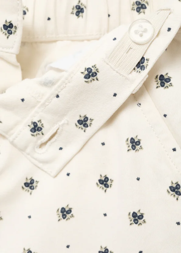 Floral Cotton Overalls