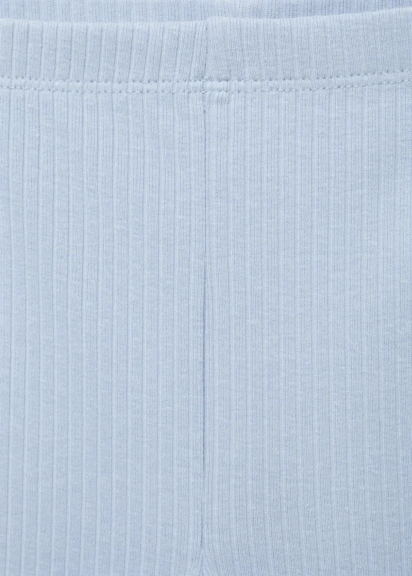 Ribbed Cotton Leggings