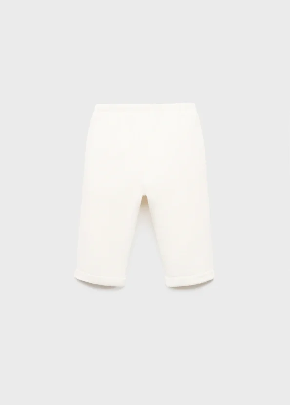 Buttoned Cotton Pants