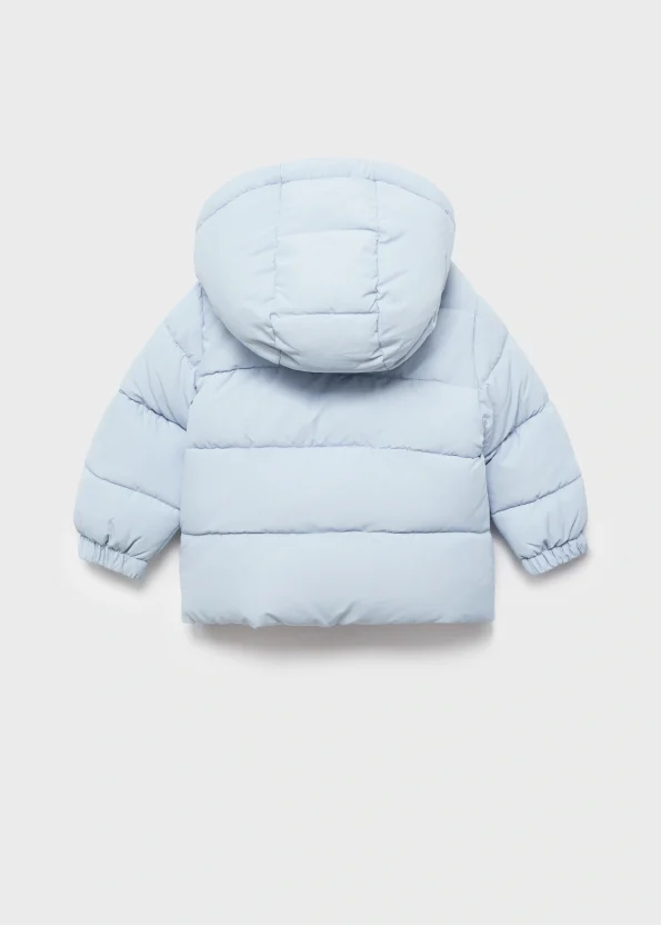 Hooded Anorak with Faux Fur