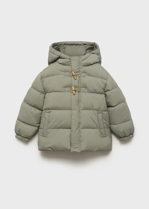 Buttoned Quilted Anorak