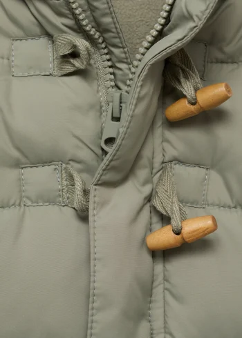 Buttoned Quilted Anorak