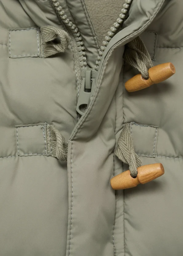 Buttoned Quilted Anorak