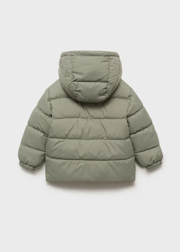 Buttoned Quilted Anorak