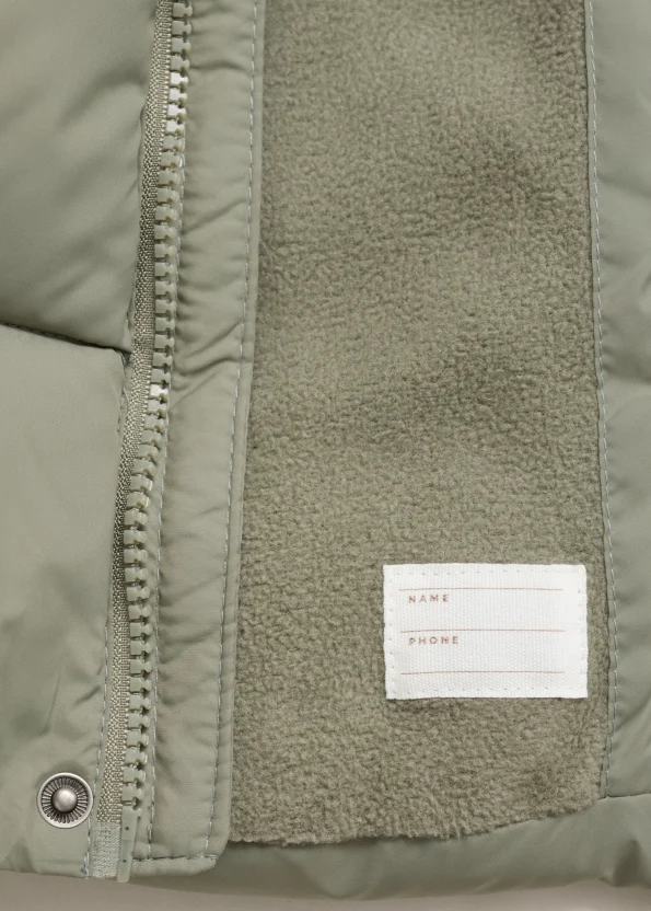 Buttoned Quilted Anorak