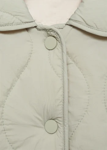 Faux Fur Lined Quilted Anorak