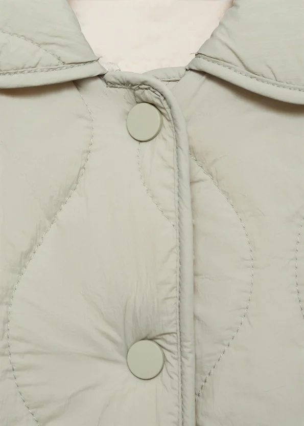 Faux Fur Lined Quilted Anorak