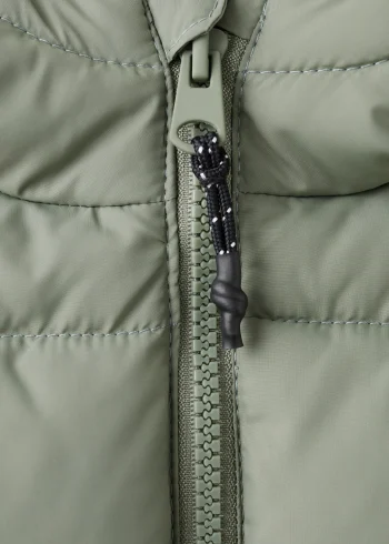 İçi kapitone kapüşonlu anorak