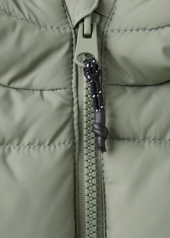 İçi kapitone kapüşonlu anorak