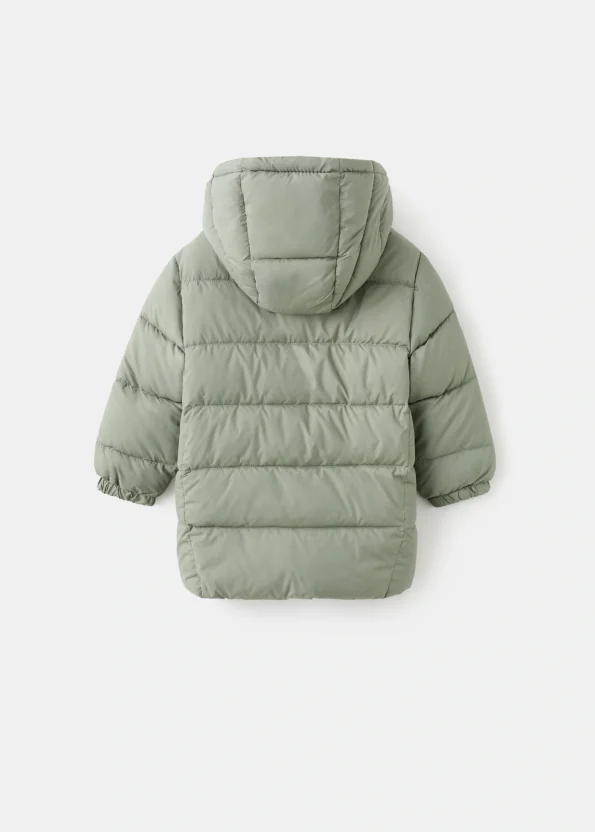 İçi kapitone kapüşonlu anorak