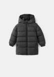 İçi kapitone kapüşonlu anorak
