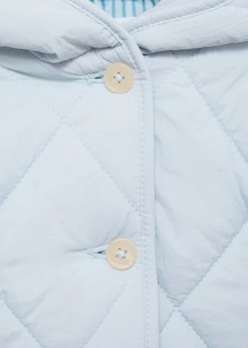Kapüşonlu kapitone anorak
