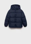 Kapüşonlu kapitone anorak