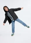 Su geçirmez kapitone anorak