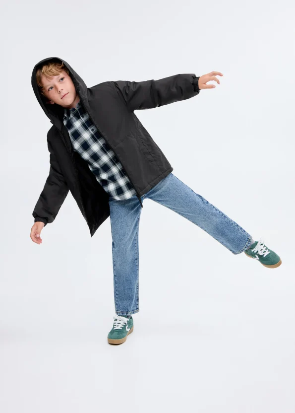 Su geçirmez kapitone anorak