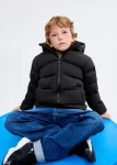 Kapüşonlu kapitone anorak
