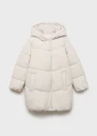 Kapüşonlu kapitone anorak
