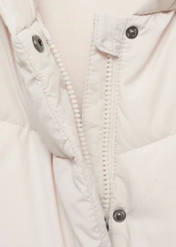 Kapüşonlu kapitone anorak