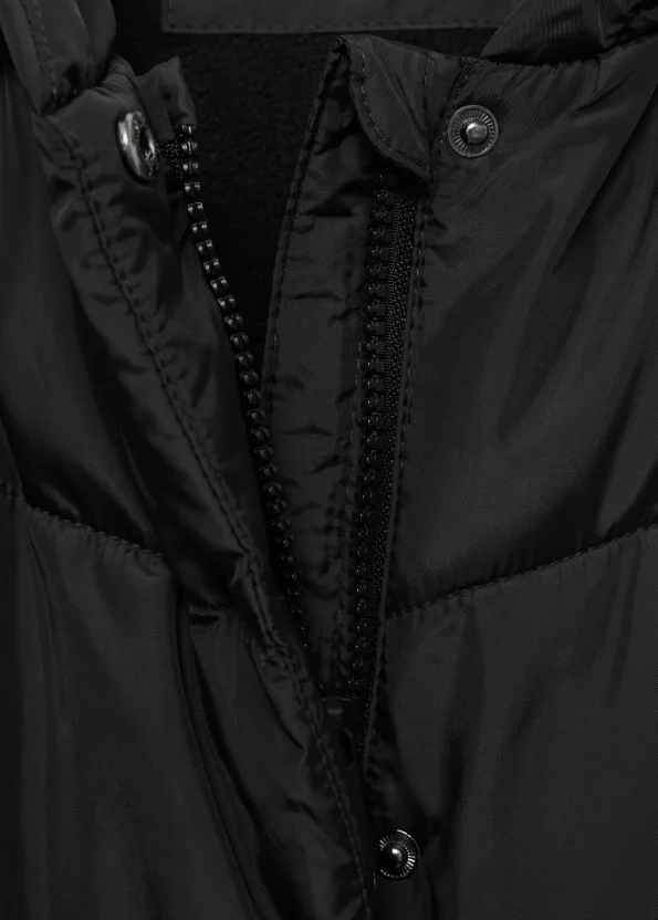 Kapüşonlu kapitone anorak